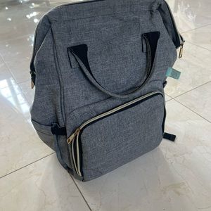 AFBP Sydney Breast Pump Backpack Diaper Bag Cooler Grey Unisex New